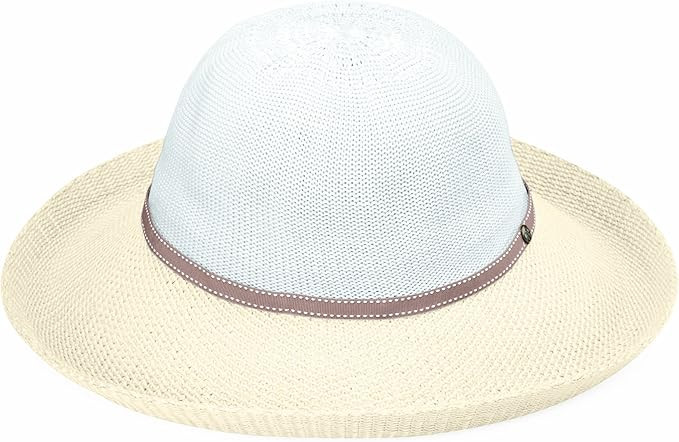 Wallaroo Hat Company Women’s Victoria Two-Toned Sun Hat – UPF 50+, Packable, Adjustable, Mode... | Amazon (US)