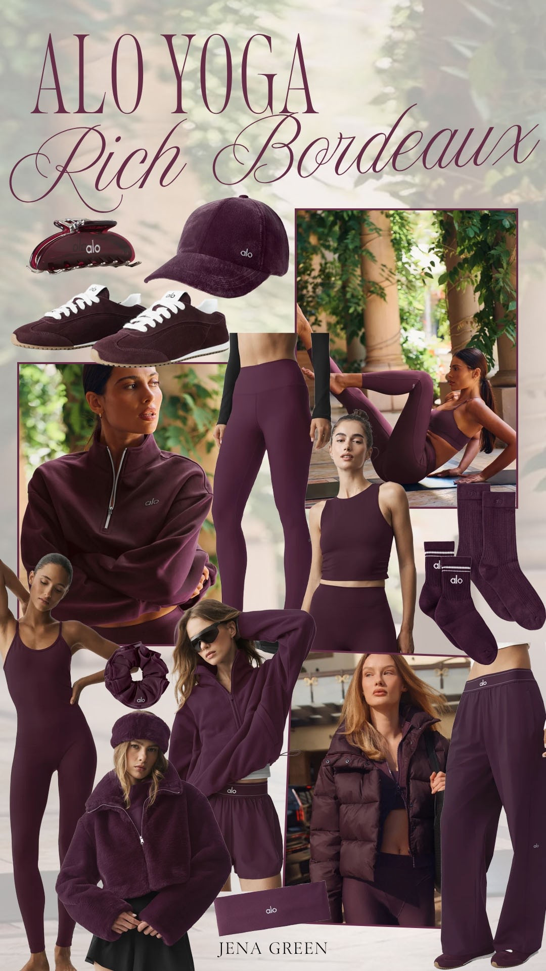 alo yoga new arrivals. Alo yoga rich Bordeaux. Alo yoga fall activewear.