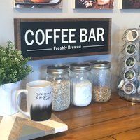 Coffee Bar Sign  Coffee Sign  Coffee Bar Decor  Coffee Gift  Kitchen Decor  Wood Sign | Etsy (US)
