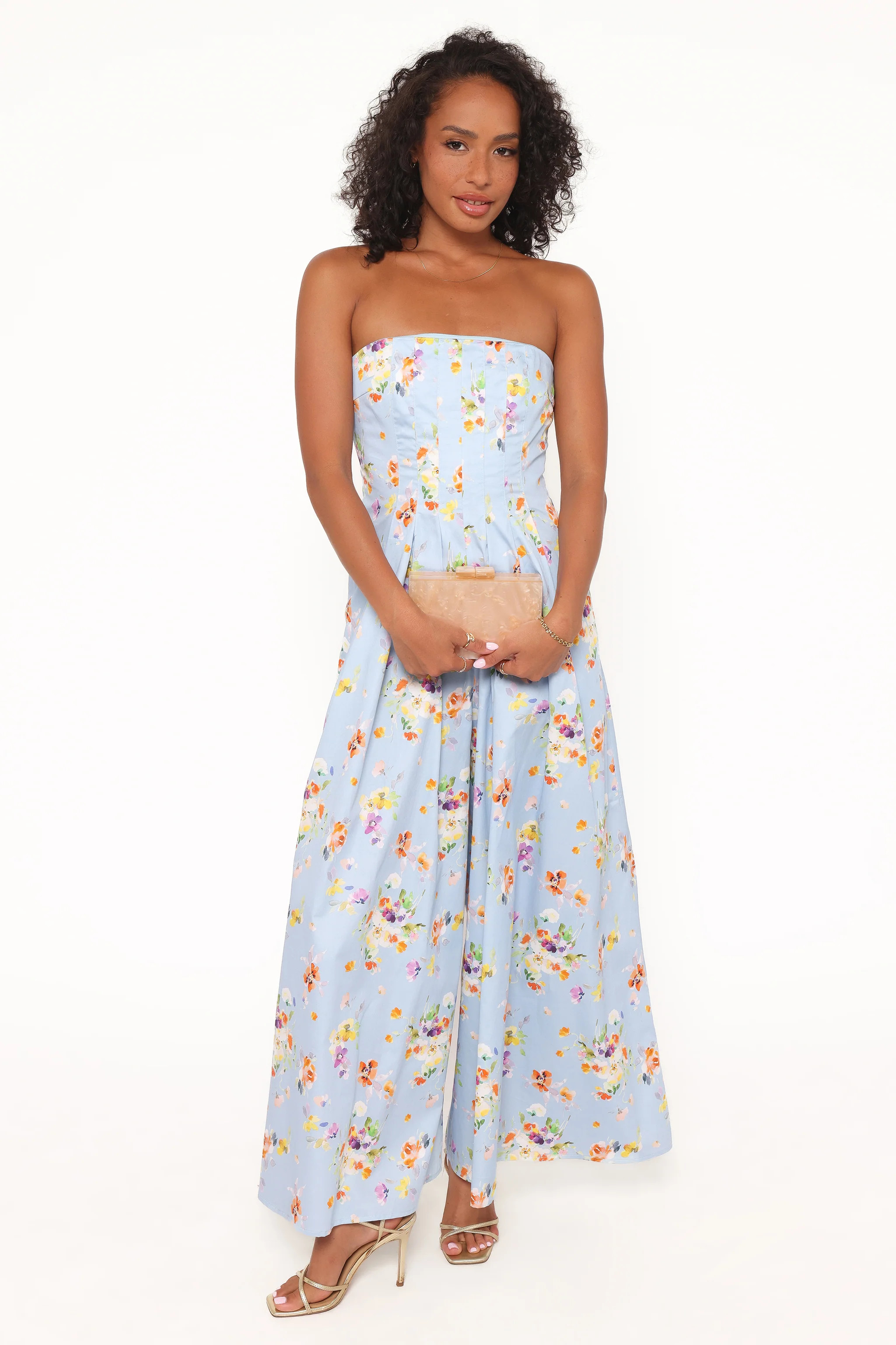 Wren Jumpsuit - Cornflower Blue Floral | Petal & Pup (US)