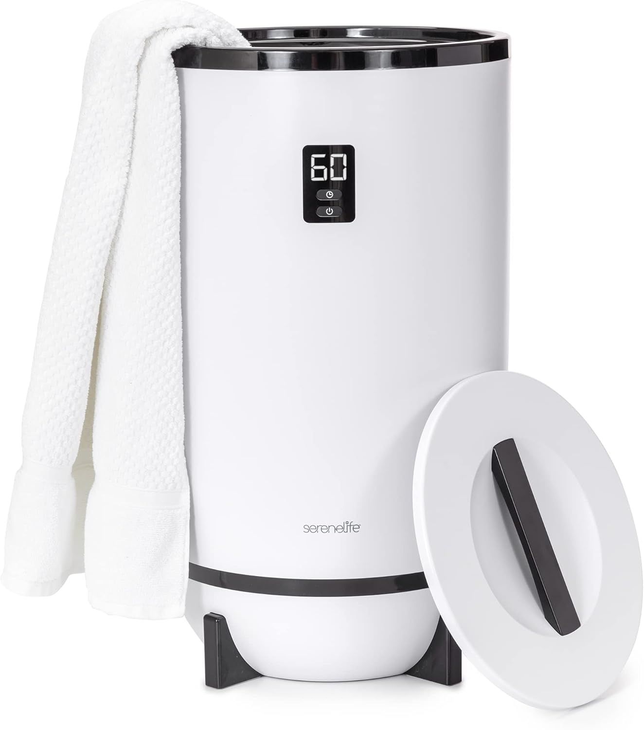 SereneLife Bucket Towel Wamers, with Customized Fragrance for Spa and Bathroom, Luxury Towel Heat... | Amazon (US)