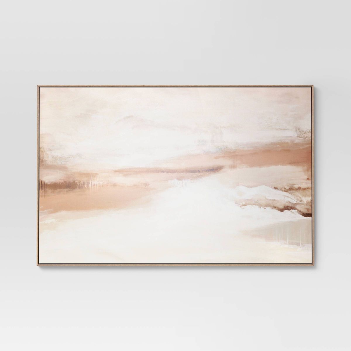 58" x 38" Abstract Horizon Framed Wall Canvas - Threshold™ designed with Studio McGee | Target