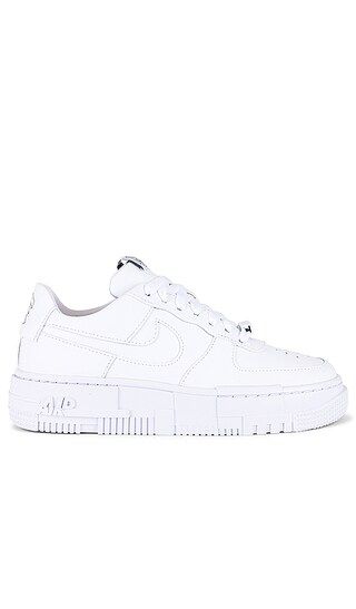 AF1 Pixel Sneaker in White & Black Sail | Revolve Clothing (Global)