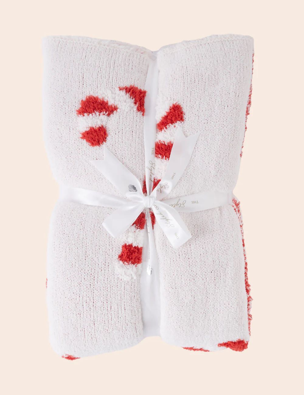 TSC x Madi Nelson: Candy Cane Buttery Blanket- Sold out | The Styled Collection