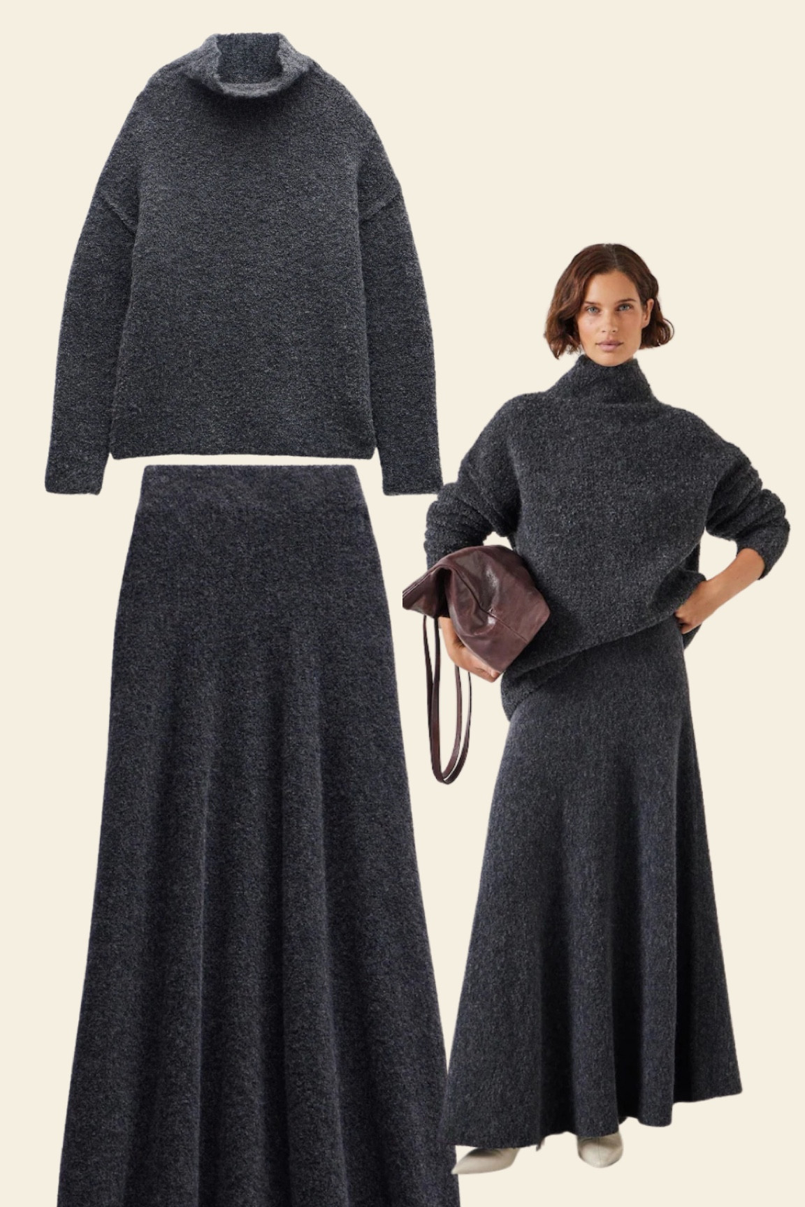 Cosy modest skirt outfit for winter 

#LTKmodest #LTKuk #LTKwinter