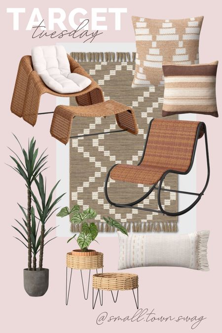 Target home + patio finds — tons of patio finds on sale this week 🙌🏽
.
.
.
Target home // target patio // patio // porch // patio furniture // rocking chair // lounge chair // outdoor // backyard // rug // pillows // chairs // planters // greenery // palms

#LTKhome #LTKFind #LTKSeasonal