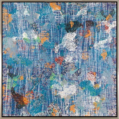 Foot Prints - Floater Frame Painting on Canvas | Wayfair North America
