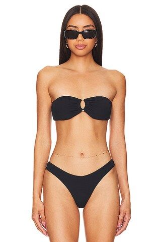 LSPACE Jasper Bandeau Top in Black from Revolve.com | Revolve Clothing (Global)