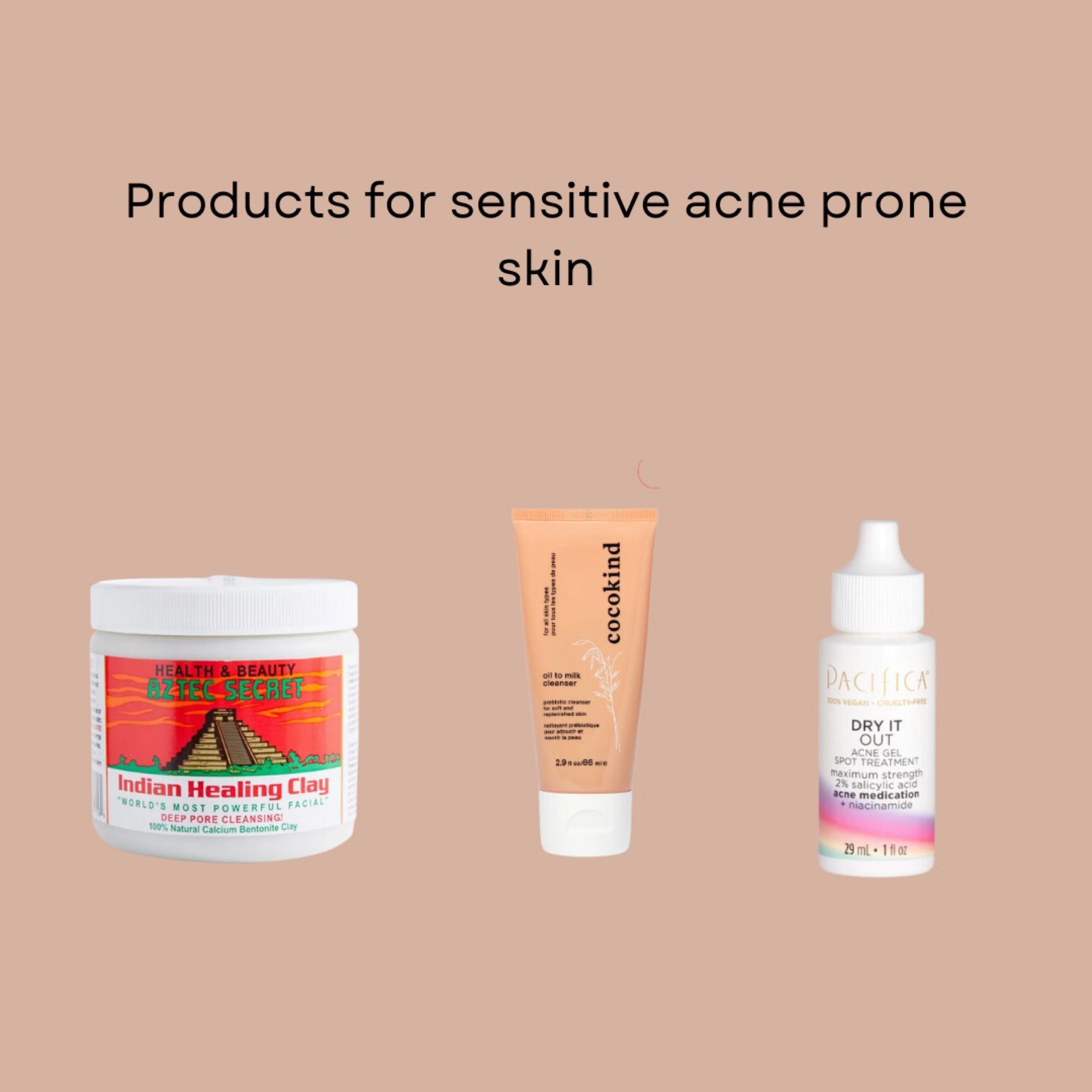 Products for acne prone skin 

#LTKunder50 #LTKbeauty