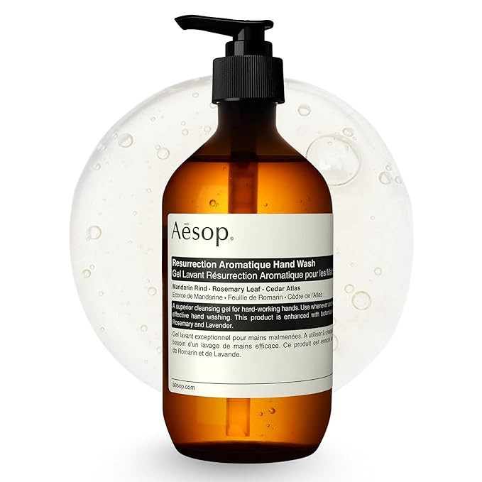 Aesop Resurrection Aromatique Hand Wash, Liquid Kitchen & Bathroom Hydrating Hand Soap, Notes of ... | Amazon (US)