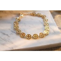 Smiley Face Bracelet, Jewelry, Happy Bracelet, Friendship Gifts For Her, Women, Bracelets For Women | Etsy (US)