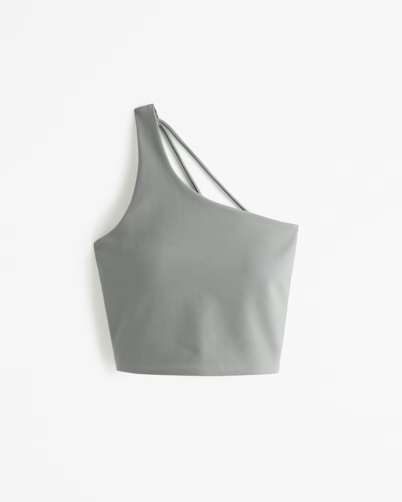 YPB sculptLUX One-Shoulder Strappy-Back Slim Tank | Abercrombie & Fitch (US)