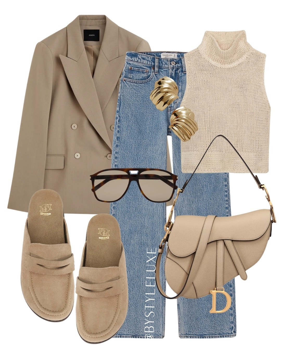 BEIGE - My favourite chic spring look with a beige blazer and blue denim jeans.
These suede mules are perfect for this transitional weather and work so well with jeans or trousers 

#blazer #springoutfit #jeans 

#LTKshoes #LTKjeans #LTKspring