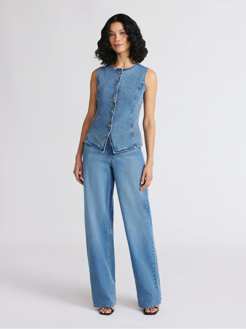 Sofia by Sofia Vergara Women's Scoop Neck Vest, Sizes XS-XXXL | Walmart (US)