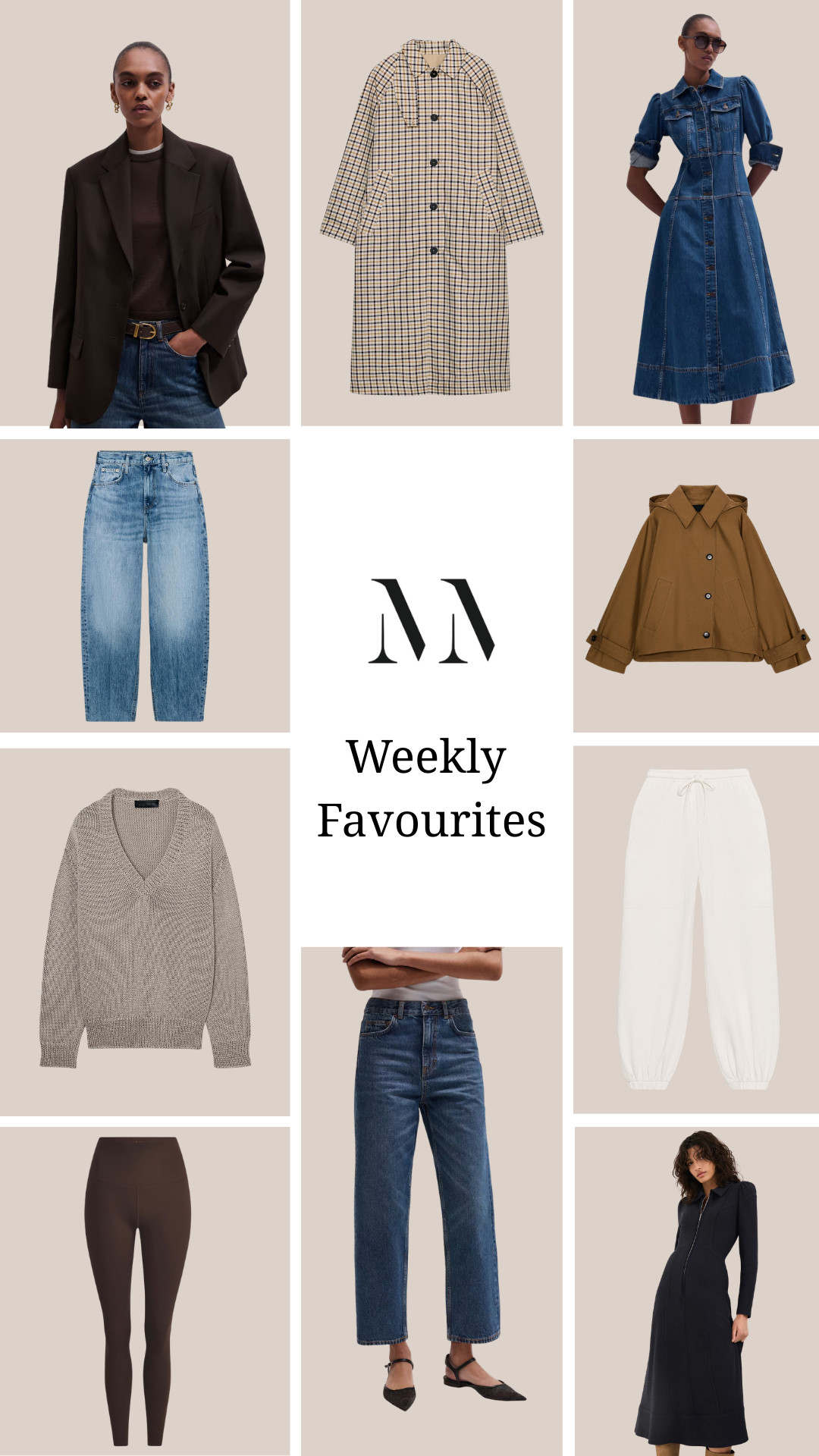 The Weekly Favourites Edit
Spring Outfit Inspo, Spring Styling, Trench Coat, LTK Denim, Brown Blazer, Denim Dress, White Joggers 

 #LTKuk #LTKspring #LTKeurope