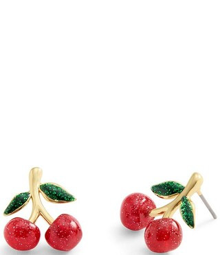 Cherry Cluster Novelty Stud Earrings | Dillard's