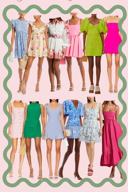 Summer dresses! These would be perfect for rush, graduations, etc!

Rush dresses // rush // graduation // summer dress 

#LTKSeasonal #LTKstyletip