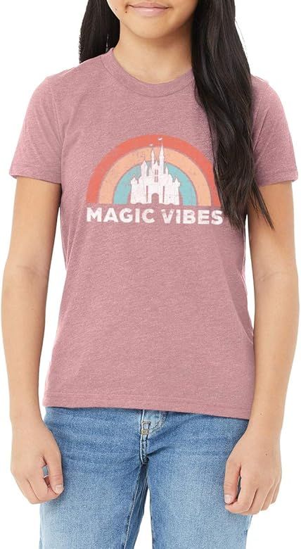 Magic Vibes T-Shirt | Cute Kids Vacation Shirt for Disney | Youth Unisex Sizing | Amazon (US)