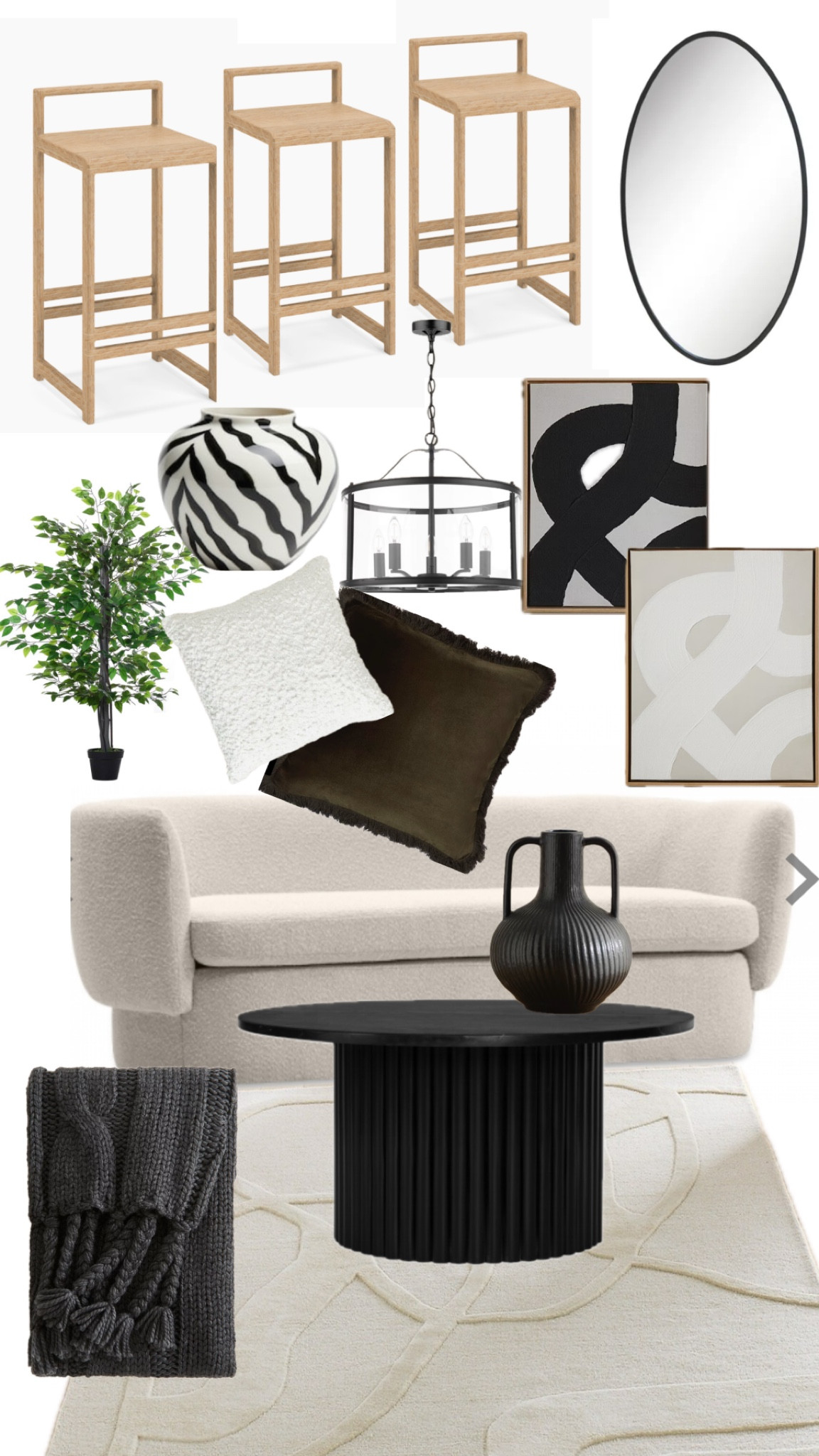 Living room inspo 🖤🤍

#LTKhome #LTKautumn #LTKuk