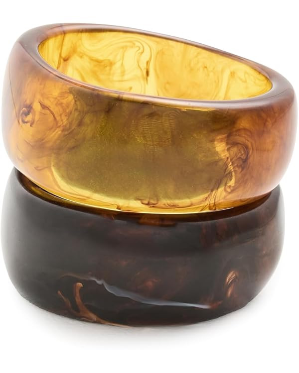 MAYAMAR Women's The Midnight Mocha Bangle Set | Amazon (US)