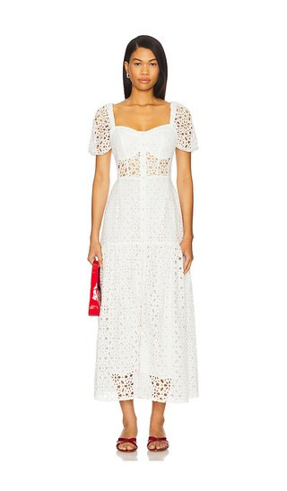HEARTLOOM Sarella Dress in White. - size L | Revolve Clothing (Global)