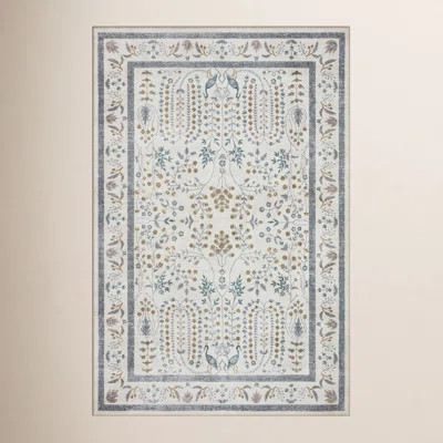 Rifle Paper Co. x Loloi Maison Wisteria Cream Rug | Wayfair North America