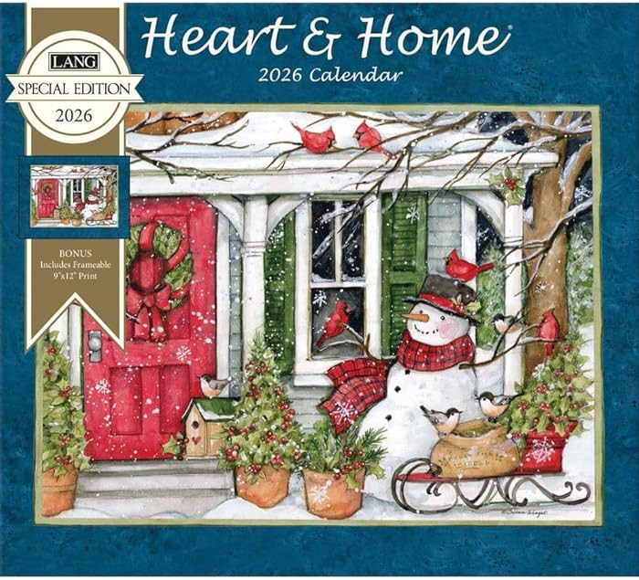 Lang Companies, Heart and Home Special Edition 2026 Wall Calendar by Susan Winget, 12.5'' X 14'',... | Amazon (US)