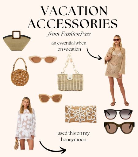 Vacation outfits and Accessories for honeymoon, purses, sunglasses, coverups, all essentials for traveling! 

#LTKGiftGuide #LTKSeasonal #LTKswim