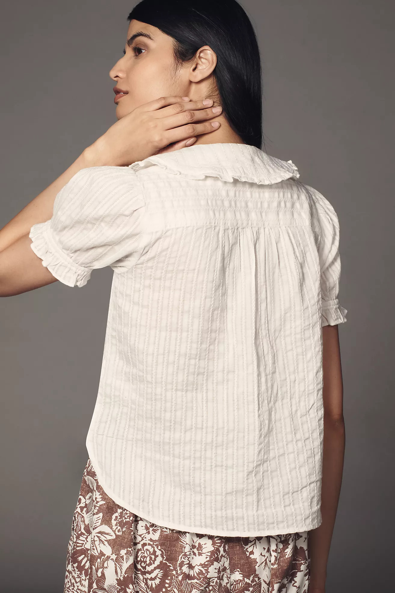 The Keira Blouse by Pilcro | Anthropologie (US)