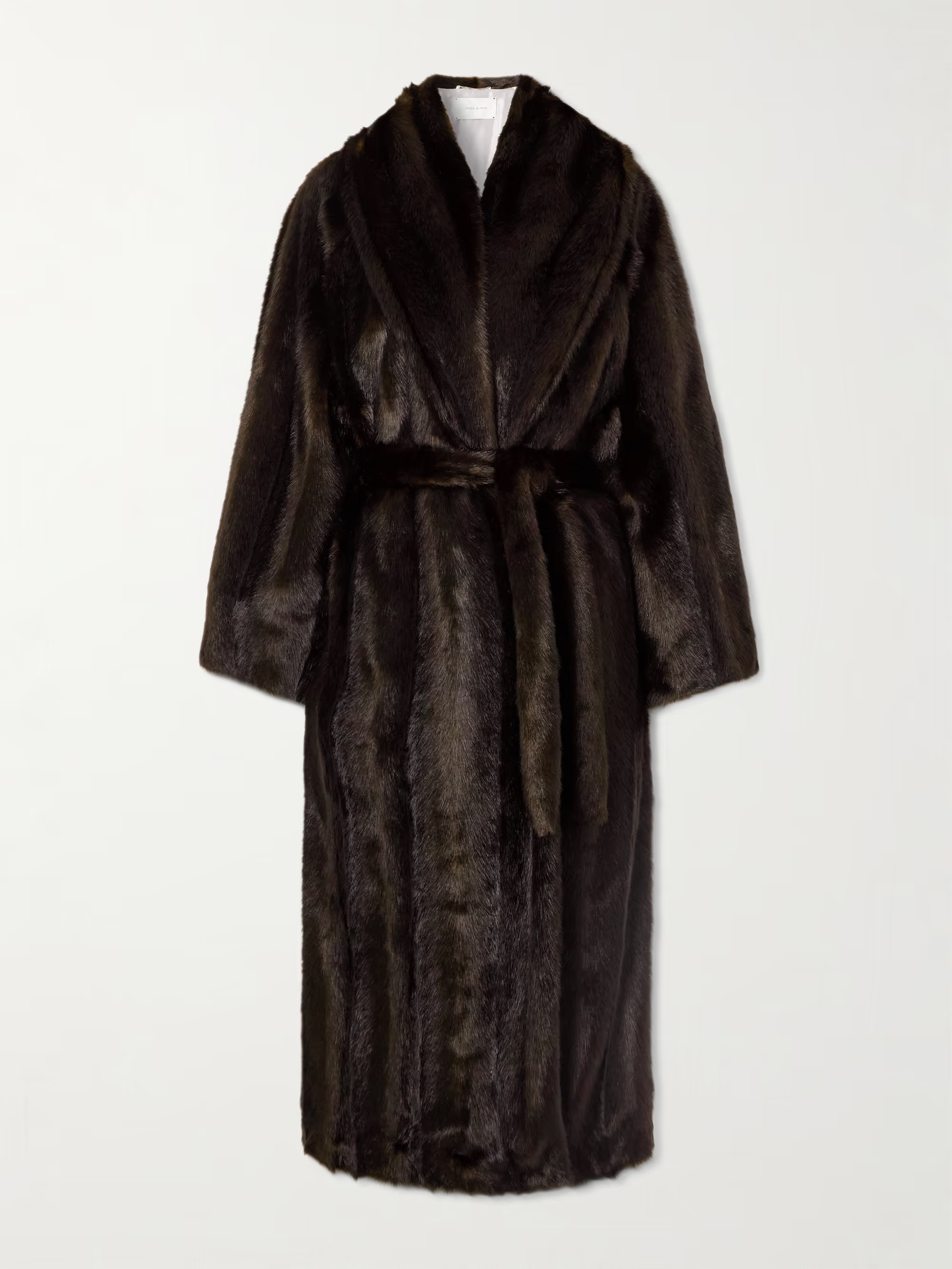 Belted plush coat | NET-A-PORTER (UK & EU)