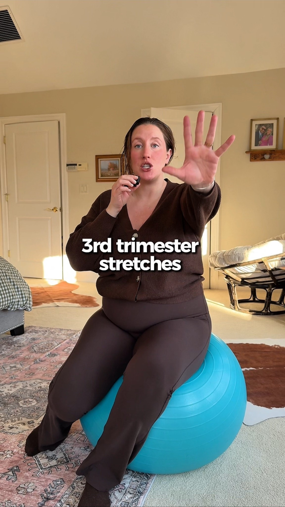 Pregnancy yoga ball! 

#LTKselfcare #LTKBump #LTKfitnessgoals