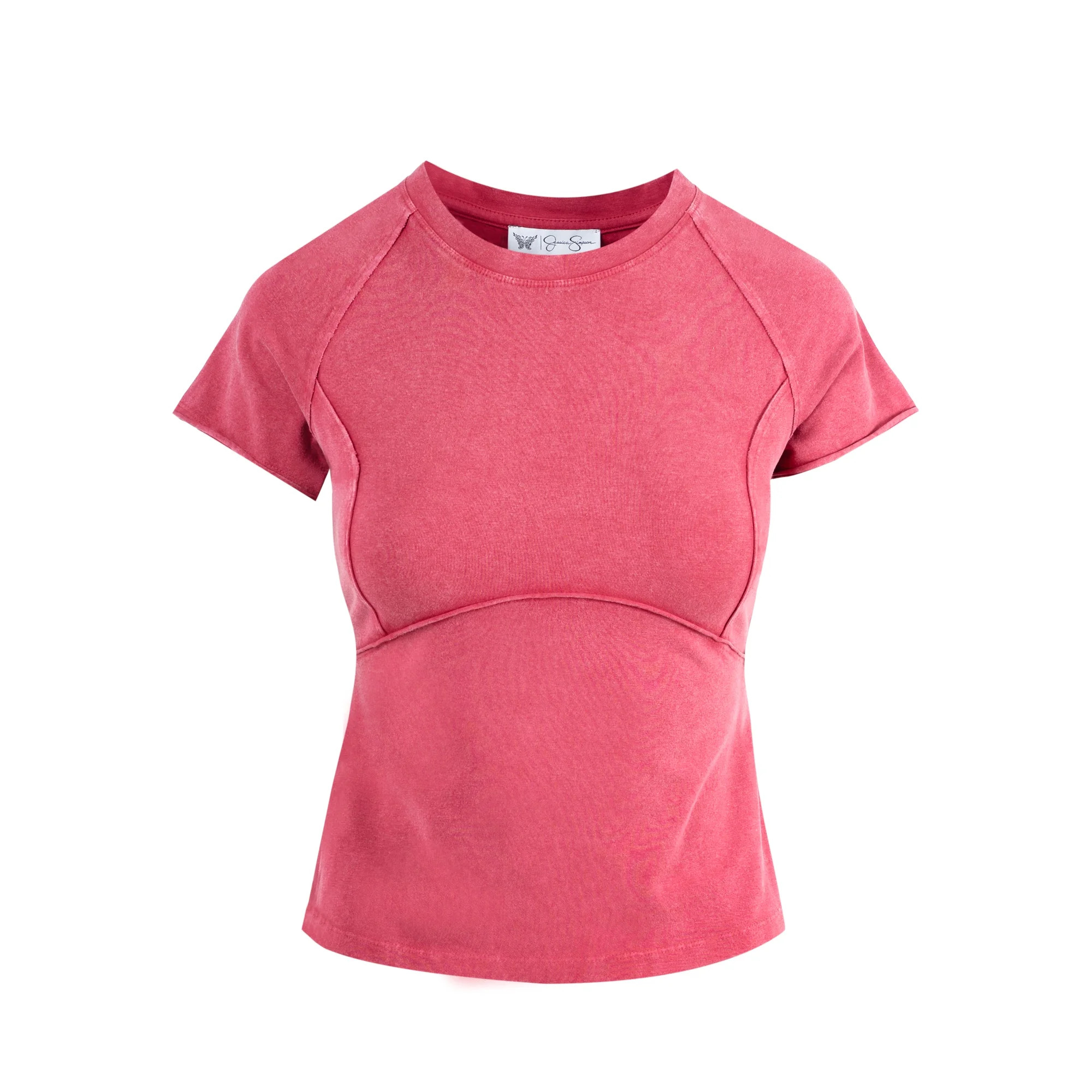 Jessica Simpson Women's Eydie Pieced Wash Tee, Sizes XS-XL | Walmart (US)
