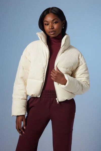 Active Corduroy Puffer Jacket | Forever 21 | Forever 21 (US)