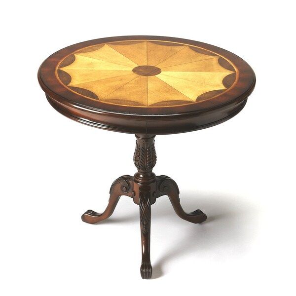 Butler Carissa Cherry Plantation Round Pedestal Table | Bed Bath & Beyond