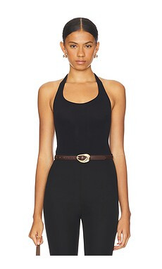 Commando Ballet Halter Bodysuit in Black from Revolve.com | Revolve Clothing (Global)