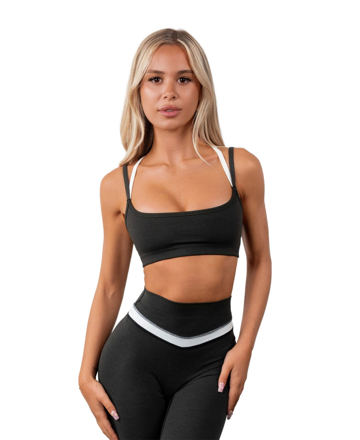 Vitality Women's Daydream X Bra - Tuxedo | Macy's