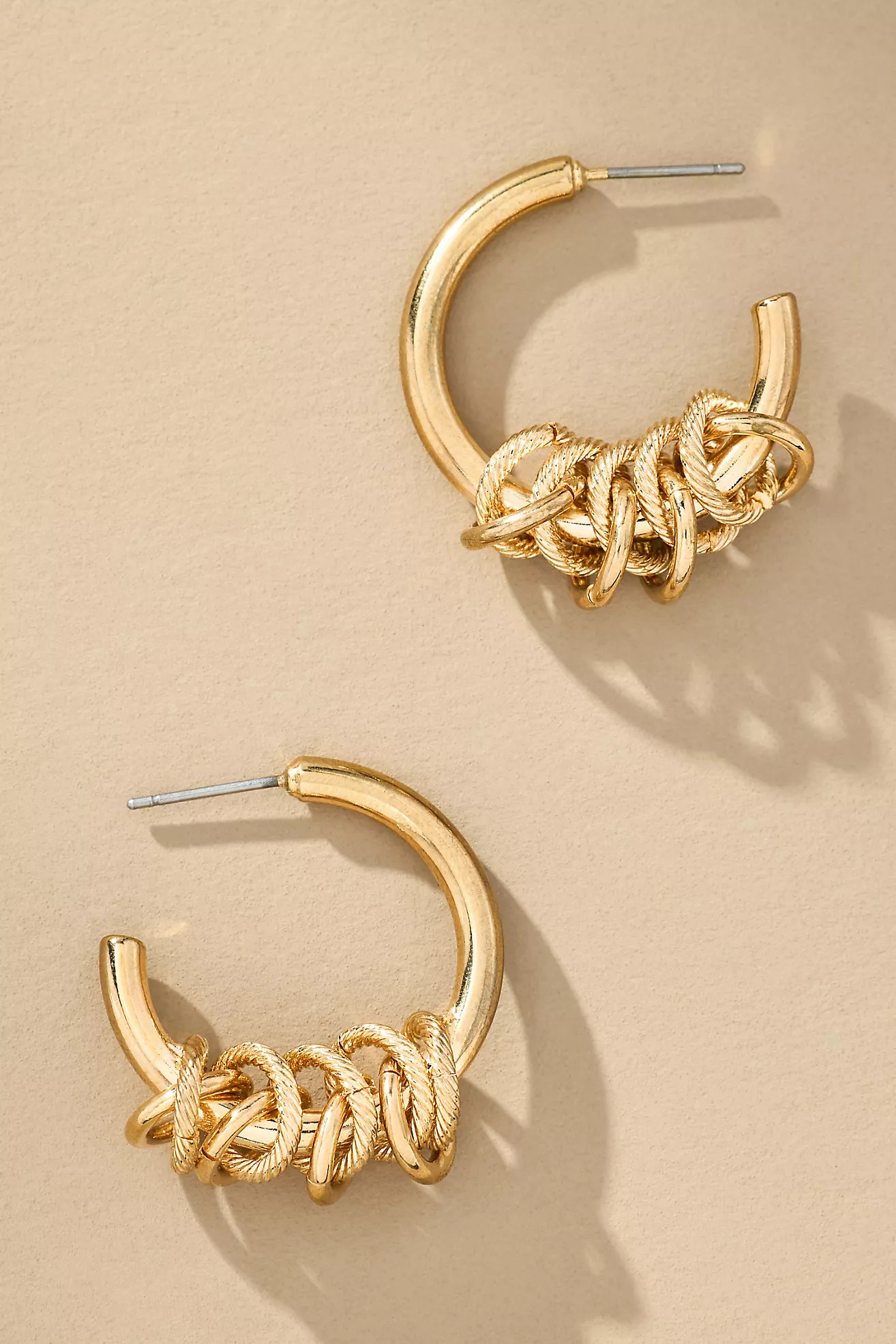 Ringed Hoop Earrings | Anthropologie (US)