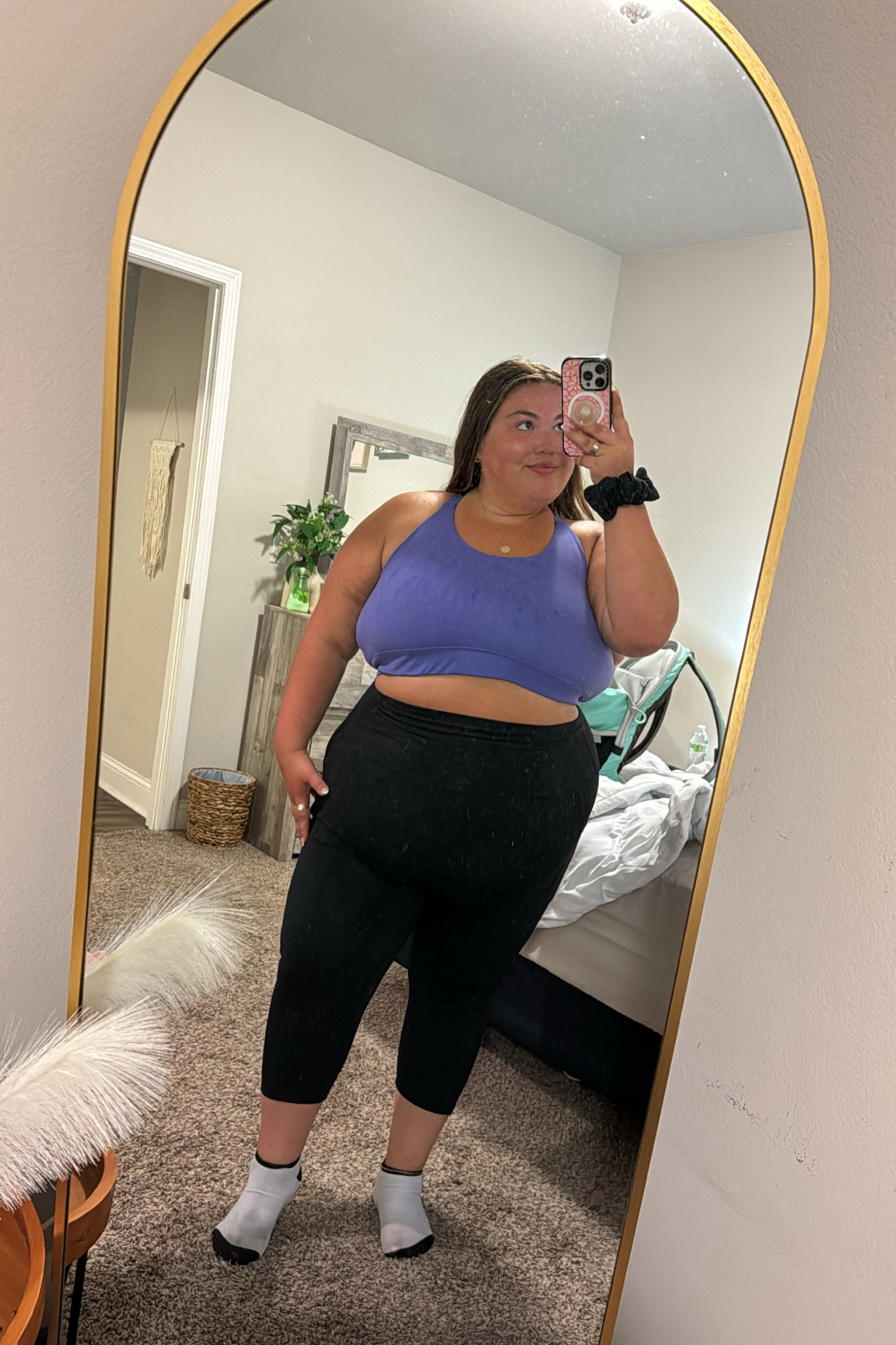 love how supportive this bra is! I’m a 46DD and the girls stay PUT 👏

#LTKPlusSize #LTKActive