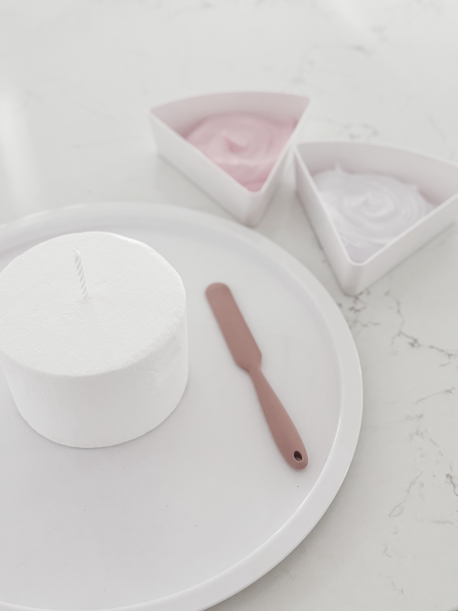 Camp Magic Playbook — Baking
[Pretend] Cake Decorating Sensory Activity Idea!

I used a drop of food coloring to tint Cool Whip and used that as “frosting” on a styrofoam dummy cake. Our #LTKToddler loved it!

#LTKKids