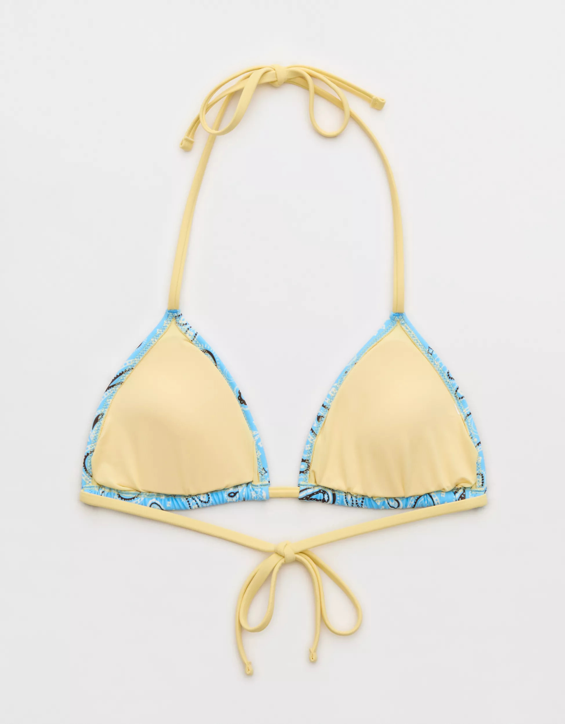 Aerie | Smiley® String Triangle Bikini Top | Aerie