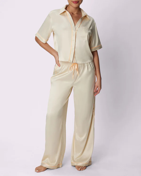 Luxe Sleep Button Up | Luxe Satin | Archive (Love Letter) | Parade