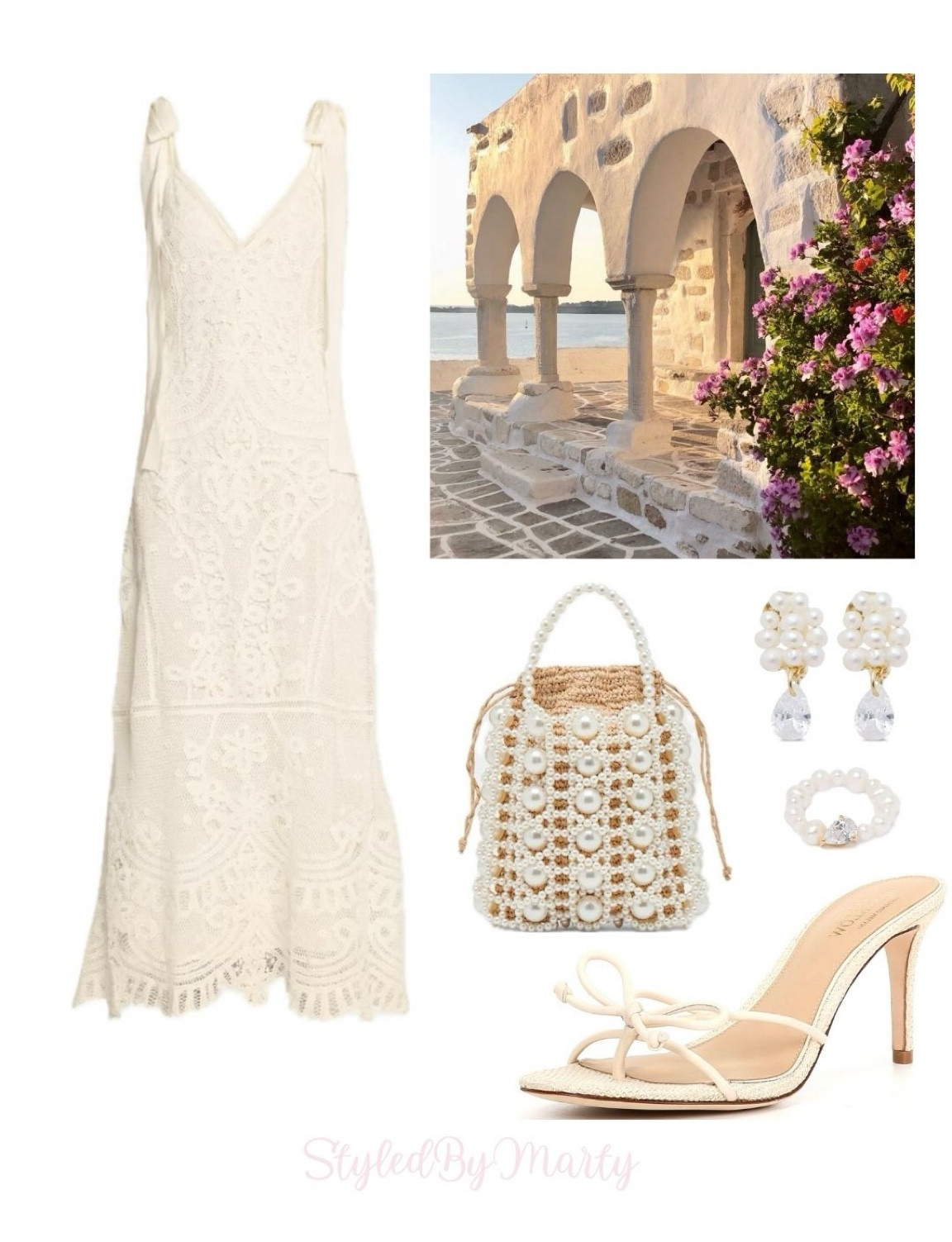 Summer dress, summer outfit, summer style, vacation outfit, vacation dress, mamma mia summer, Greece vacation, Greece outfits, Greece dress, romantic dress, long dress, ivory lace maxi dress, cottage core dress, raffia sandals 

#LTKShoeCrush #LTKStyleTip #LTKSeasonal