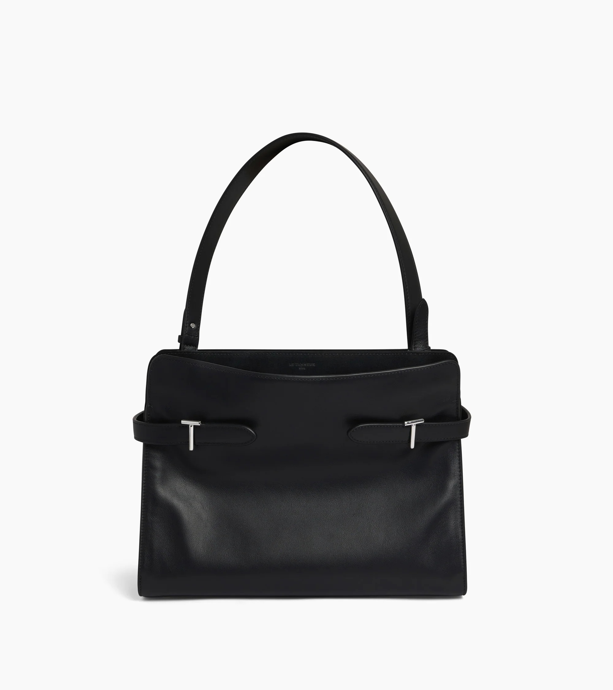 Emie large shoulderbag in smooth leather and nubuck | Le Tanneur