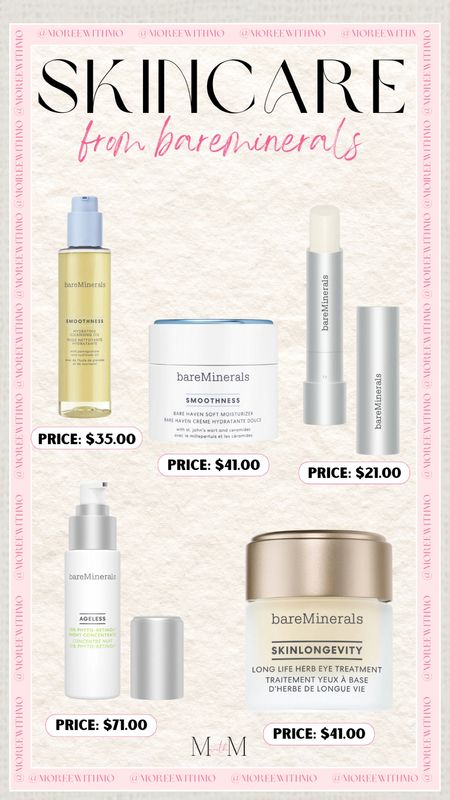 Check out my must-have Skincare products from Bareminerals, now 25% off! Valid from 5/16 to 5/19, so don’t miss out!

Skincare Routine
Beauty Essentials
Sale alert
Bareminerals
Moreewithmo

#LTKSaleAlert #LTKGiftGuide #LTKBeauty
