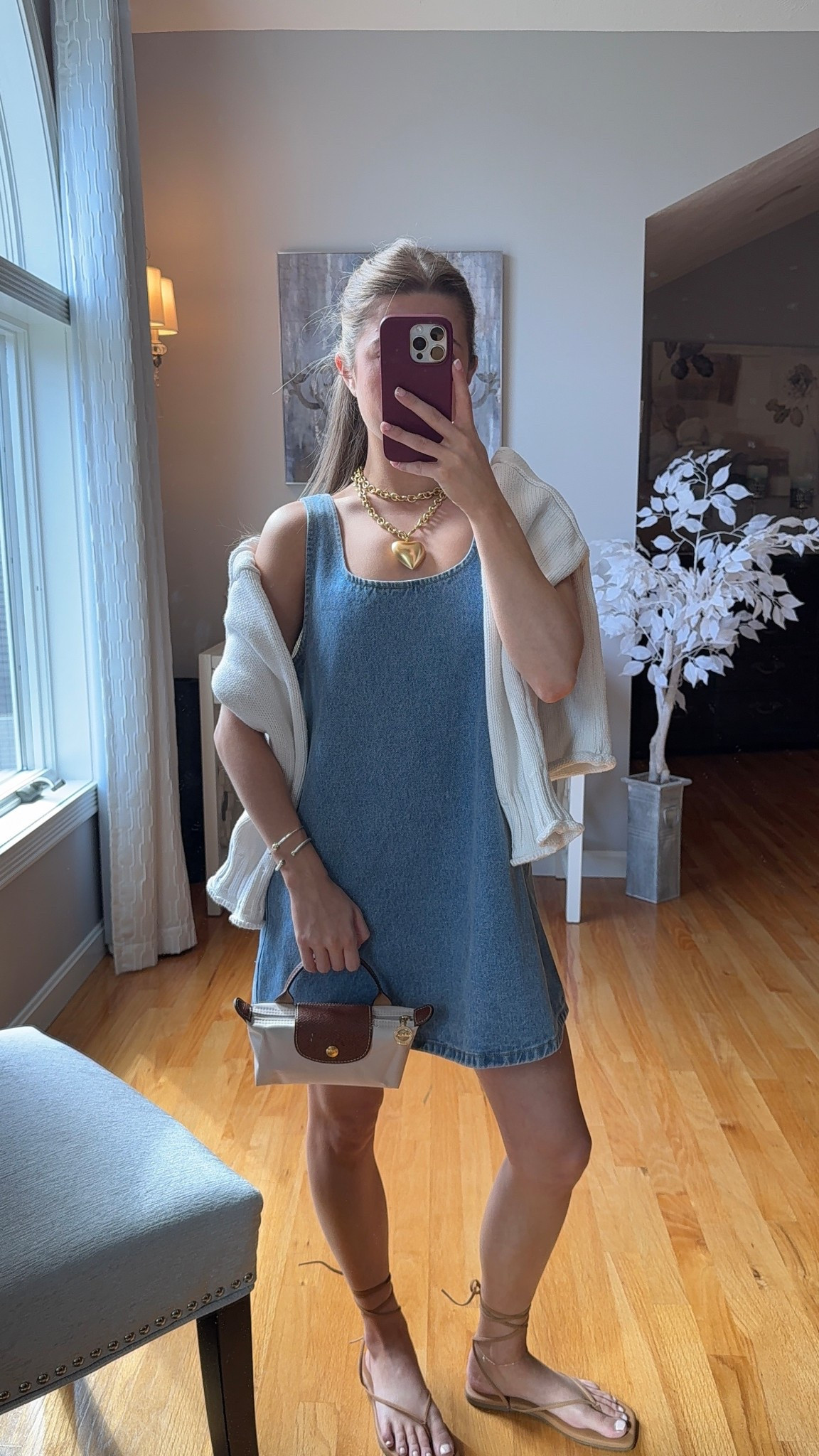 wearing a xs in dress and small in sweater! 