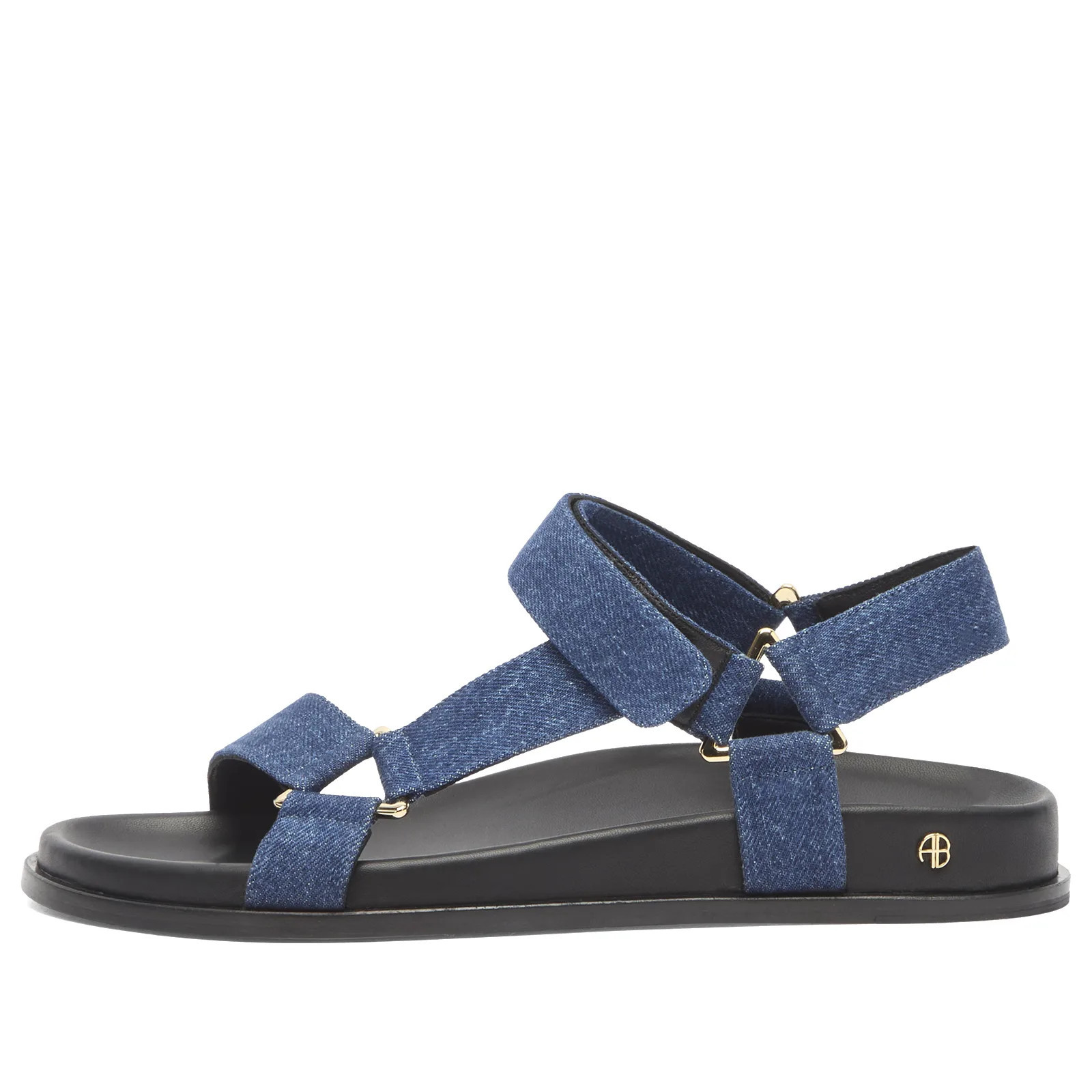 Anine Bing Women's Jess Denim Sandals in Tux Blue, Size EU 36 | END. Clothing
