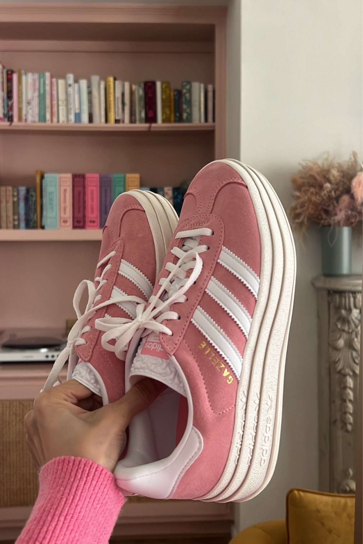 adidas gazelle silver green womens adidas Women's Originals Gazelle Bold "Clear Pink"