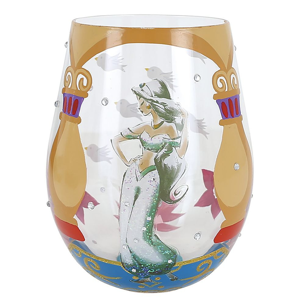 Jasmine ''Let Your Dreams Soar!'' Stemless Glass by Lolita \u2013 Aladdin | Disney Store