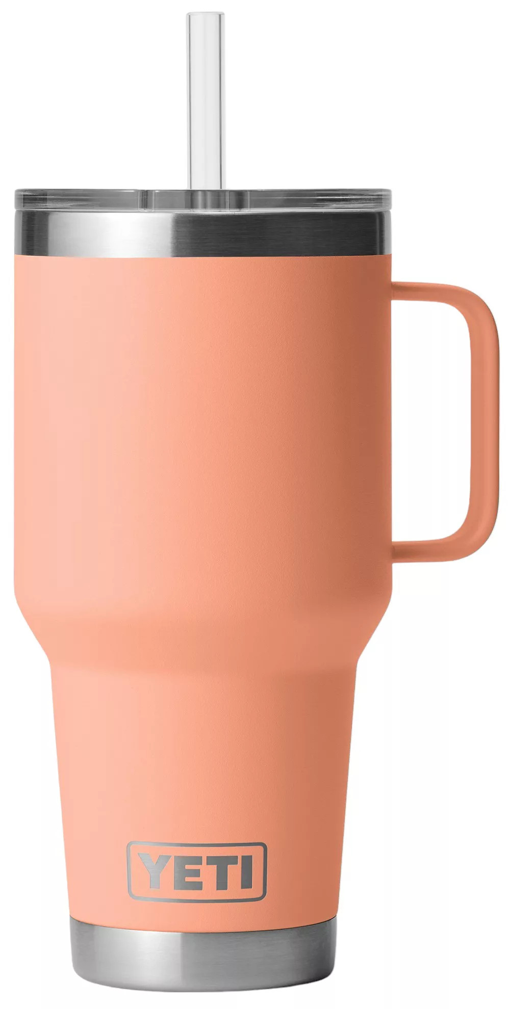YETI 35 oz. Rambler Mug with Straw Lid, Lowcountry Peach | DICK'S Sporting Goods
