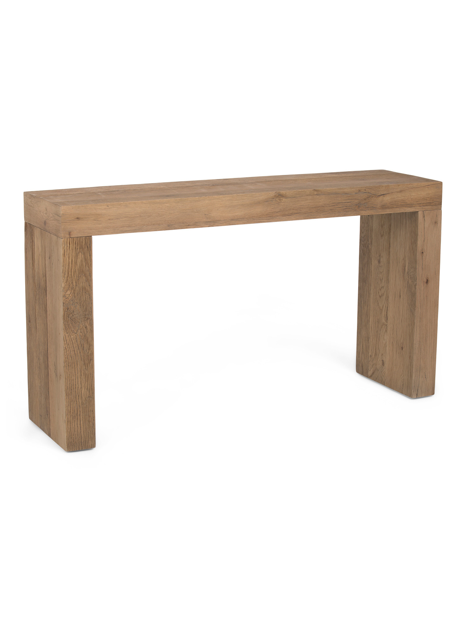 55x15x31 Solid Reclaimed Oak Wood Evander Entry Table | TJ Maxx